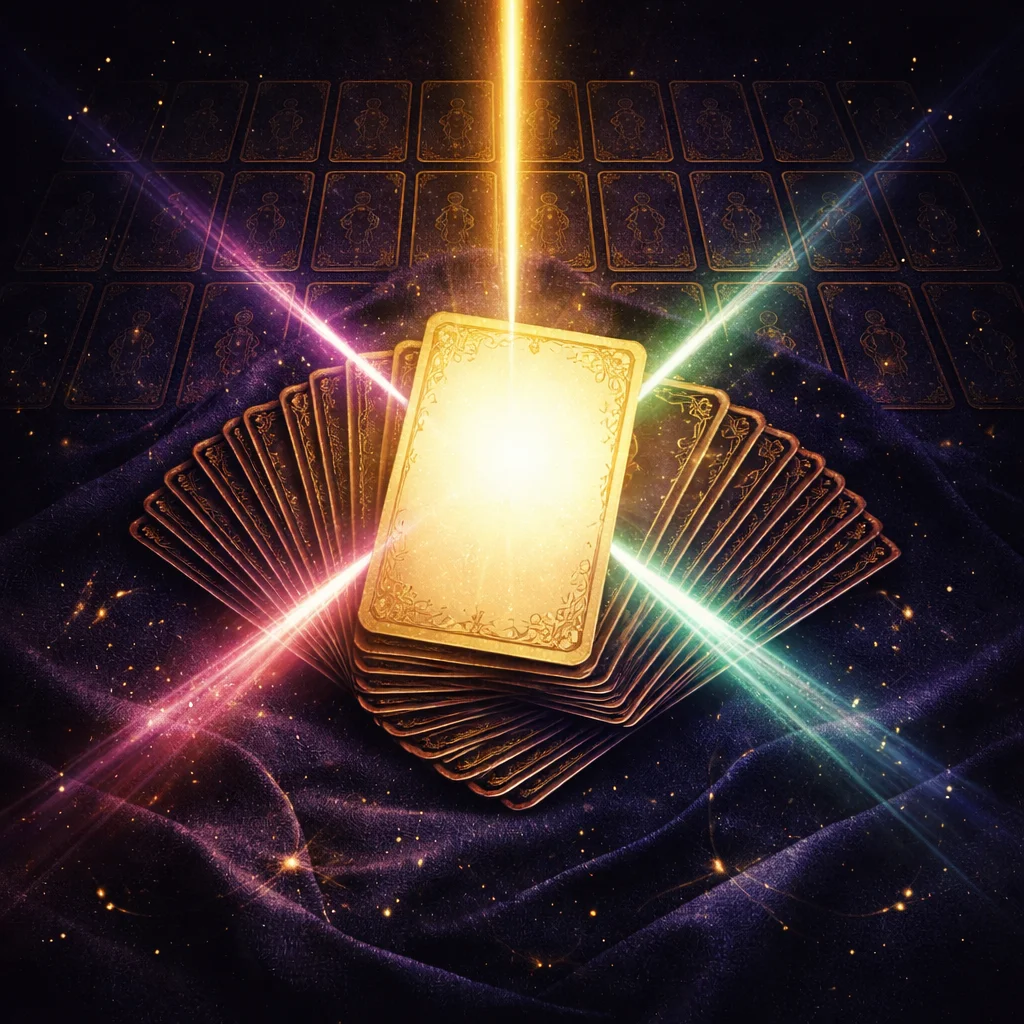 All 78 tarot card meanings deck reader showing the Major Arcana and four Minor Arcana suits